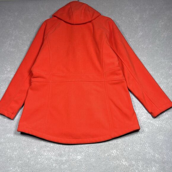 Duluth Trading Shoreline Fleece Jacket Women Large Windproof Heavyweight Hooded - Picture 8 of 11